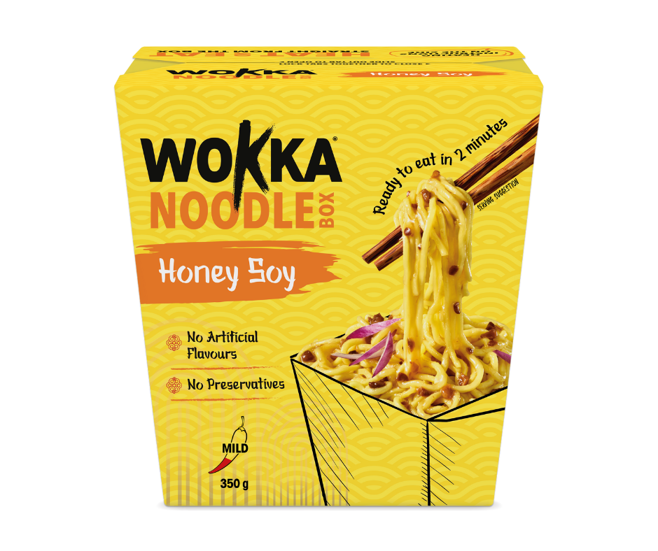 Wokka Honey Soy Noodle Box 350g